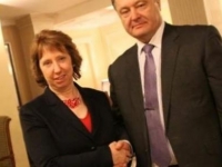 В Минске проходит встреча Эштон и Порошенко. Министр обороны грузии
