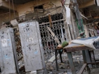 Последствия взрыва в Багдаде, архивное фото, 13 августа 2014 года. 