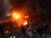 Беспорядки в Каире, 16 января 2014 года. 
