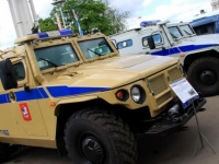 Специальная полицейская машина СПМ-1 'Тигр', тест. Sukhoi superjet